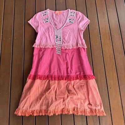 Vestido recto Manoush talla 34 bloques de colores informal con cuentas Foto 1 de 4