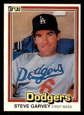 1981 Donruss #56b Steve Garvey Los Angeles Dodgers COR {A} - Image 1 of 2