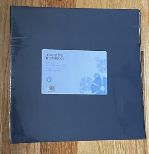 Creative Memories 12 x 12 Basalt Dark Gray Paper Pack 10 Sheets Limited Ed Promo