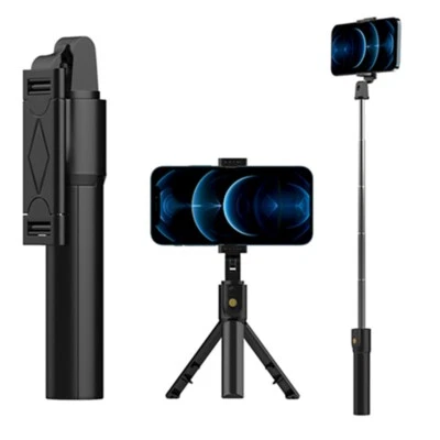 Extendable Remote Selfie Stick Tripod Desktop Stand Holder for Phone Portable - Image 1 of 4