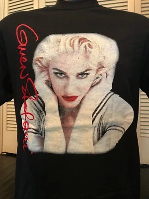 Camisa Gwen Stefani No Doubt Tour Talla Pequeña/Mediana Alternativa Nueva Ola Pop Foto 1 de 4