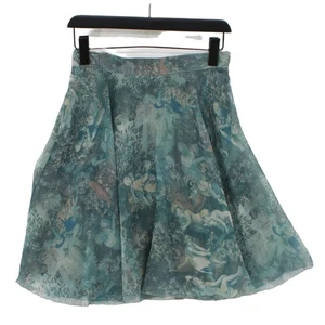 Alba Moda Women's Mini Skirt W 28 in Blue Graphic 100% Other Short Mini - Picture 1 of 5