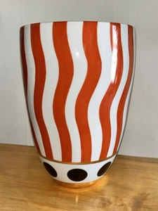 9” Vase Federico De Luca Post Modern Memphis Group Carnivale De’Arte - Picture 1 of 11