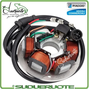 STATORE VOLANO APE 50 (89-17) A 5 FILI POLI VESPA PK 125 ETS ACCENSIONE MAGNETE - Foto 1 di 24