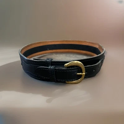 Cinturón de trabajo usado usado en excelente estado policía/guardia de seguridad talla 34/85 3716 mdl 146v Foto 1 de 2