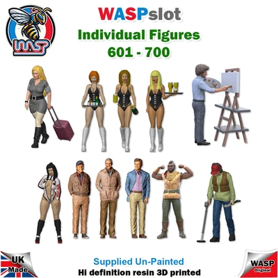 Figuras 601 a 700 - escala 1/32, WASPlot, paisaje, espectador, sin pintar - Imagen 1 de 4