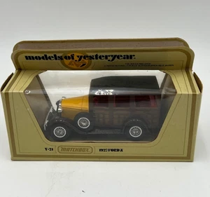 Matchbox Models of Yesteryear Y-21 1927 Ford Model A Woody Wagon Diecast VTG NEW - Picture 1 of 17