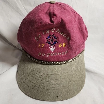 Chapéu De La Chaux Huguenot 1768 corda rosa Snapback  - Imagem 1 de 4