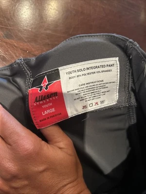 Allison Athletic Youth Kids Solo 集成橄榄球裤中号 — 第 1/3 张图片