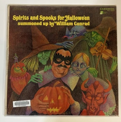 Spirits and Spooks for Halloween Summoned up By William Conrad LP Vinyl RARE - Image 1 of 4