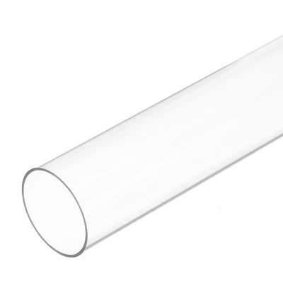 Пластиковая труба жесткая поликарбонатная круглая трубка прозрачная 30 мм внутренний диаметр 32 мм внешний диаметр 14 дюймов 350 мм - Изображение 1 из 4