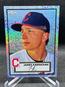 2021 Topps Chrome Platinum MINI-DIAMOND 70TH REFRACTOR JAMES KARINCHAK 11/70 327 - Picture 1 of 2