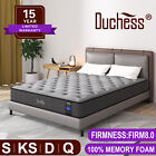 Queen Double King Single Pocket Spring Mattress Bed TightTop Memory Foam Duchess