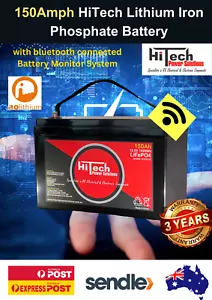 150Amp HiTech Lithium Iron Phosphate Battery LiFePO4 - Picture 1 of 5