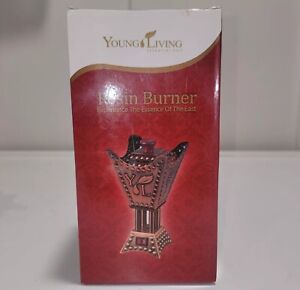 Young Living Copper Tone Essential Oils Resin Burner Essence of the East NEW