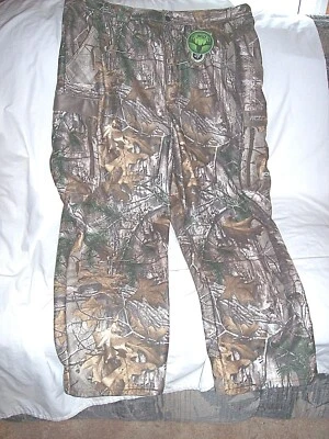 Mens 3X Camo Pants Scentlok Carbon Alloy Realtree Camo Hunting Pants Quiet  - Image 1 of 4