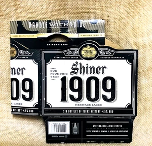 Shiner 1909 Cardboard 6 Pack Holder~Spoetzl BRG SHINER TEXAS - Picture 1 of 6