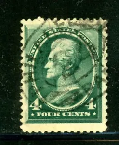 US Scott # 211 - Used - CV=$27.50 - Awesome Cancel (1-C133) - Picture 1 of 1