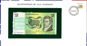 Banknotes of All Nations Australia $2 1979 P-43c UNC Knight/Stone JTY 087223 - Picture 1 of 3