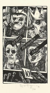 Exlibris - KARL GEORG HIRSCH - For Alexander Moss - "All Sorts" - 2005 - Signed - Picture 1 of 4
