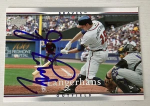 2007 Upper Deck Auto Signed In Person Ryan Langerhans Atlanta Braves - Picture 1 of 1