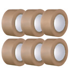 Strong Brown / Clear Parcel Packaging Packing Tape 48MM x 75M Box Sealing Rolls