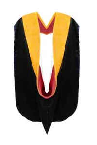 Capucha Doctor of Science - roja y blanca - Imagen 1 de 1