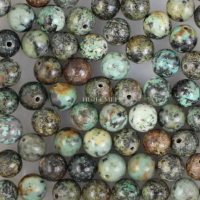Cuentas sueltas espaciadoras redondas de piedras preciosas naturales 4 mm 6 mm 8 mm 10 mm hágalo usted mismo para hacer joyas Foto 1 de 3