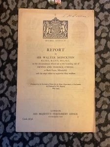 RARE DENNIS & TERENCE O'NEILL BANK FARM ABUSE CASE HOME OFFICE REPORT 1948 - Picture 1 of 3