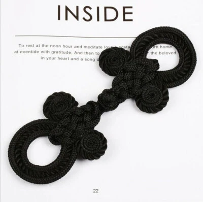 Sewing Retro Chinese Frog Closure Fasteners Cheongsam Knot Buttons Gift Curtains - Image 1 of 4