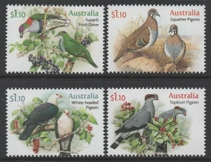 Australia 2021 Doves and Pigeons set of 4 Mint Unhinged - Bild 1 von 1