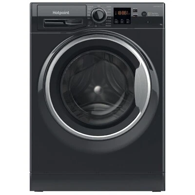 Hotpoint Anti-Stain 9 kg Washing Machine Full Load 45’, Steam Hygiene & Rapid - Image 1 of 4