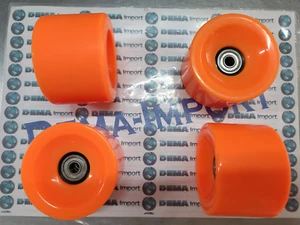 SKATEBOARD SERIE RUOTE RICAMBIO 73X51 NUOVE CON CUSCINETTI+CHIAVE - Foto 1 di 6