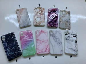 Marble Design Case Slim Fit Soft Tpu Case Protectice Cover For IPhone X /XS - Picture 1 of 10