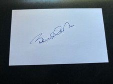 Bobby Charlton SIGNED card Man Utd England 1966 Winner World Cup 66 Manchester