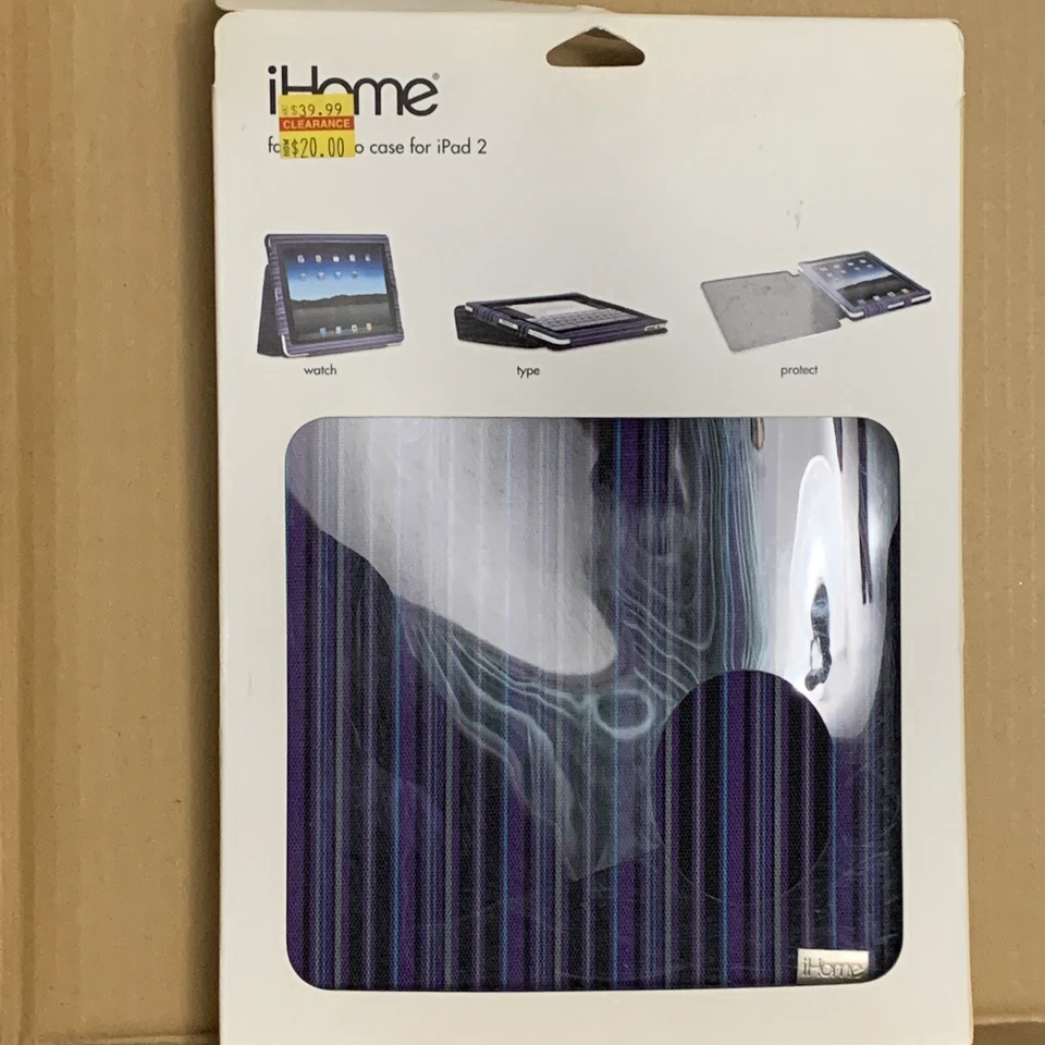 iHome Apple iPad 2da Generación Protección Completa Frontal y Trasera Negro Nuevo Foto 1 de 4