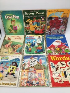 LITTLE GOLDEN BOOK 13 Christmas Book Lot Frosty, Garfield, Elf, 80's & 90's ✨EXC - Picture 1 of 9