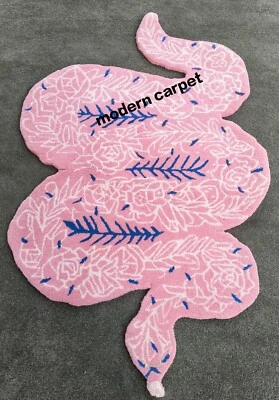 Snake Rugs Handmade 100% Woolen Hand Tufted For Home Decoration - Image 1 of 4