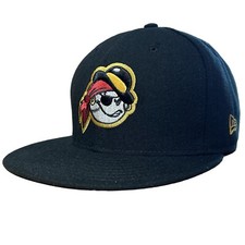 West Virginia Power New Era 5950 Black Hat On Field 7 1/2 59fifty Made In USA