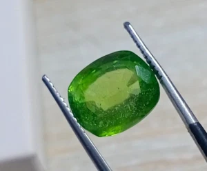 7.5 Carat Natural Cut Green Color Peridot Loose Gemstone From Pakistan - Picture 1 of 9