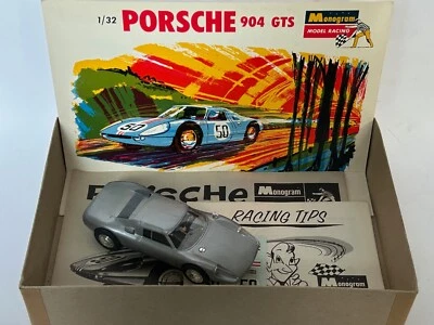 Monograma Porsche 904 GTS (Plata) escala 1/32 coche slot NOS Foto 1 de 4