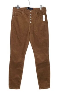 GAP Corduroy Universal Legging Womens 10/30R Super Stretch High Rise Brown - Picture 1 of 13