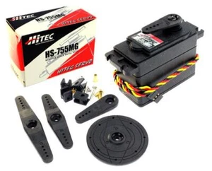 NEW Hitec HS-755MG Metal Gear Giant Scale Servo 32755S - Picture 1 of 4