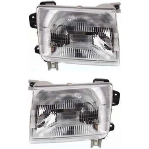 Headlight Assembly Set For 1998-2000 Nissan Frontier 2000-2001 Xterra - Picture 1 of 12