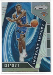 R.J. Barrett 2019-20 Panini Prizm Instant Impact Silver Prizm RC Card # 22 - Picture 1 of 1