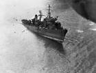 Japanese Warship Sinks Off Leyete Island After An Attack By Us Arm- Old Photo