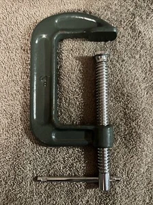 3" Capacity Drop Forged C-Clamp with 3-1/4 In. Throat Depth - Picture 1 of 2