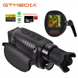 Night Vision Goggles Digital Zoom Monocular Video Recorder Infrared Scope 32GB - Picture 1 of 13