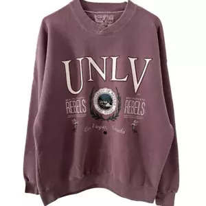 Sudadera De Colección Galt Sand UNLV Universidad de Las Vegas Rebels Cuello Redondo Grande - Imagen 1 de 7