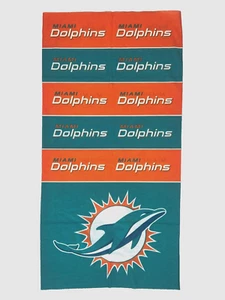 NUEVO Fútbol Licenciado Miami Dolphins Máscara Bandana Polaina Máscara de Protector Facial - Imagen 1 de 2